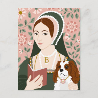 Tarjeta de agradecimiento a Anne Boleyn Ilustracio
