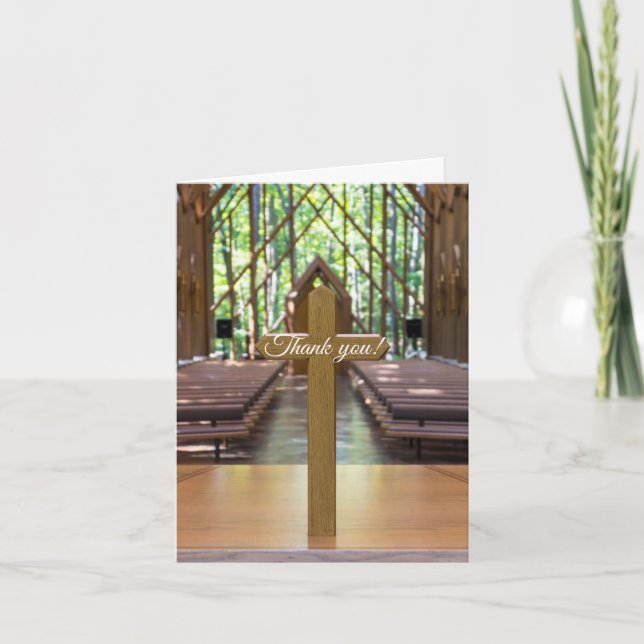 Tarjeta de agradecimiento a Anthony Chapel Cross (Anverso)