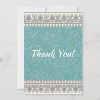 Tarjeta de agradecimiento a Aqua Texture