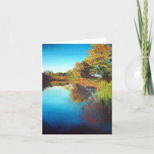 Tarjeta de agradecimiento a Art Blank de pintura d