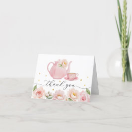 Tarjeta de agradecimiento a Baby Shower Fiesta de