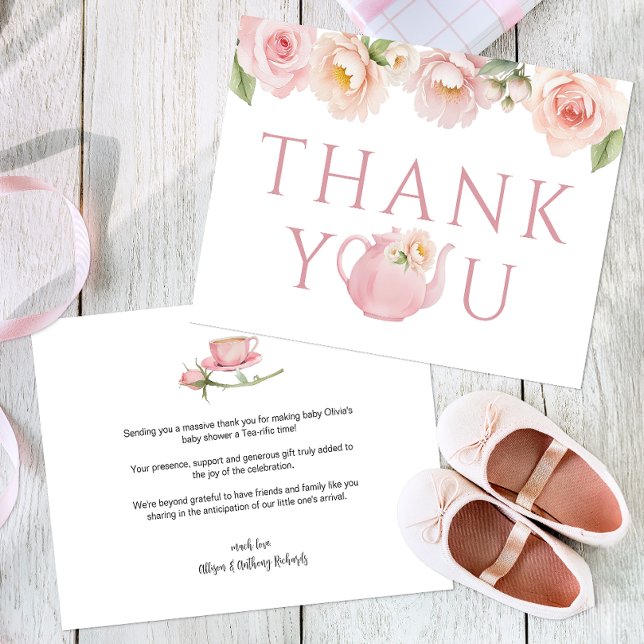 Tarjeta de agradecimiento a Baby Shower, Fiesta de (Thank You Card)