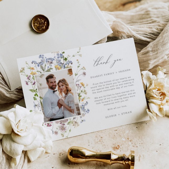 Tarjeta de agradecimiento a Boda de Flores Silvest (Subido por el creador)