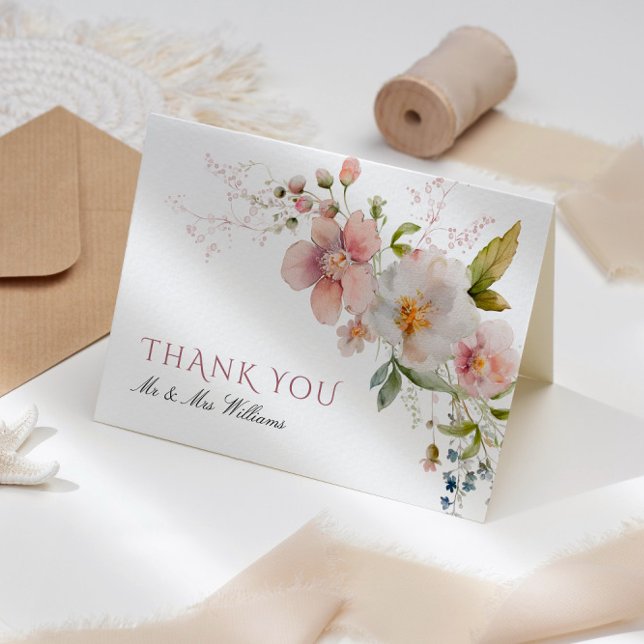 Tarjeta de agradecimiento a Boda de Flores Silvest (Subido por el creador)