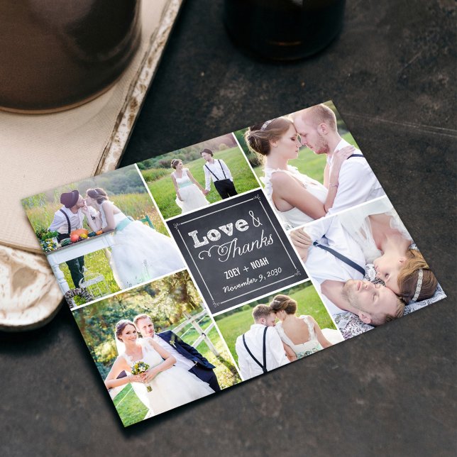 Tarjeta de agradecimiento a Boda de grupo marcado (Subido por el creador)