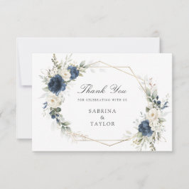 Tarjeta de agradecimiento a Boda de la Marina Flor