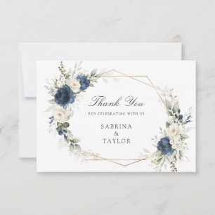 Tarjeta de agradecimiento a Boda de la Marina Flor