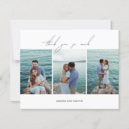 Tarjeta de agradecimiento a Boda de presupuesto bl