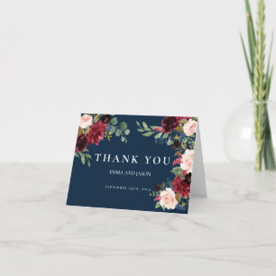 Tarjeta de agradecimiento a Boda de Rubor de la Ma