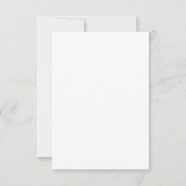 Tarjeta de agradecimiento a Boda plano de papel ma (Anverso)