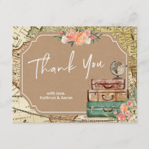 Tarjeta de agradecimiento a Bridal Shower