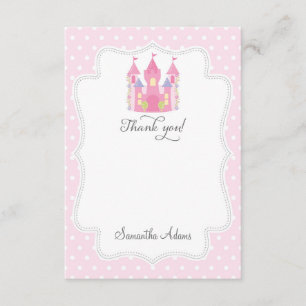 Tarjeta de agradecimiento a Castle Princess