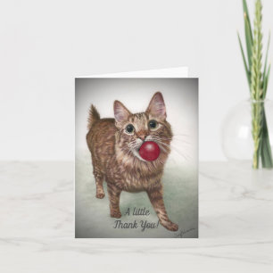 Tarjeta de agradecimiento a Cat