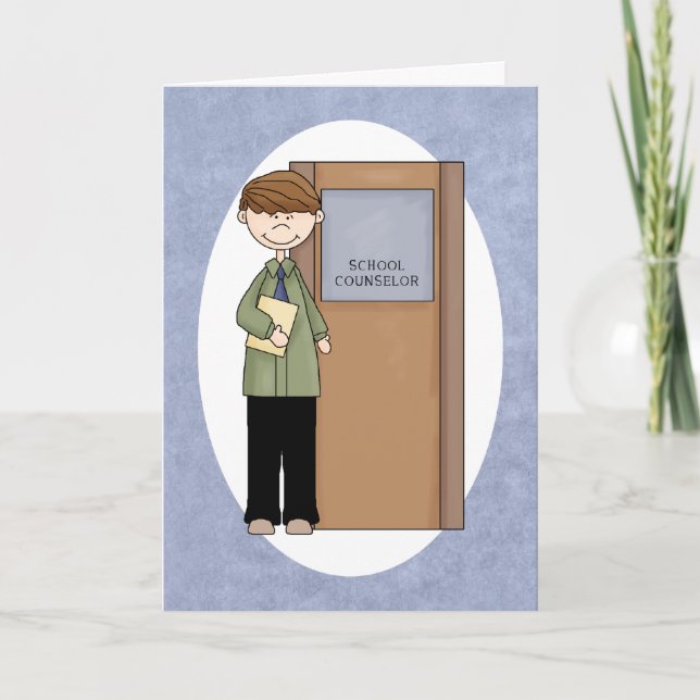 Tarjeta de agradecimiento a consejero de escuela m (Anverso)