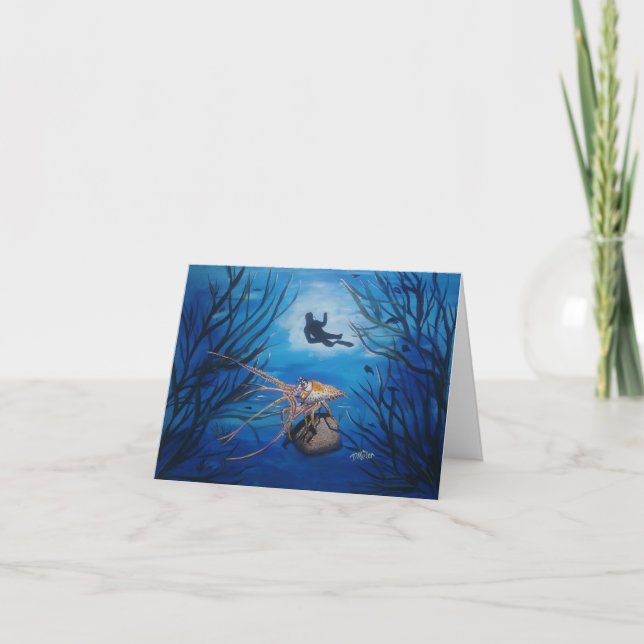 Tarjeta de agradecimiento a Diver Sea Life (Anverso)