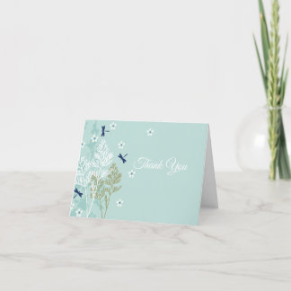 Tarjeta de agradecimiento a Dragonflies