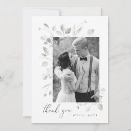 Tarjeta de agradecimiento a Dreamy Foliage