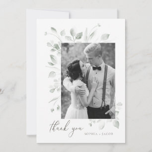 Tarjeta de agradecimiento a Dreamy Foliage