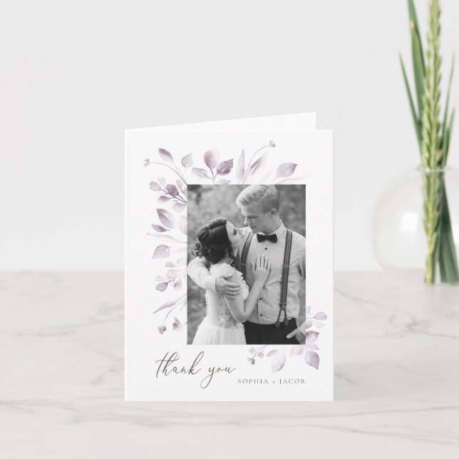 Tarjeta de agradecimiento a Dreamy Foliage (Anverso)