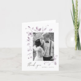 Tarjeta de agradecimiento a Dreamy Foliage