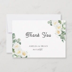 Tarjeta de agradecimiento a Eucalyptus Rustic Gree