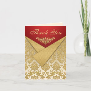 Tarjeta de agradecimiento a FAUX Flaps Golden Aniv