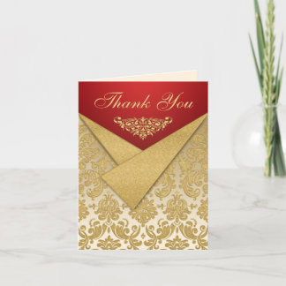 Tarjeta de agradecimiento a FAUX Flaps Golden Aniv