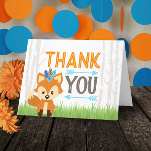 Tarjeta de agradecimiento a Fiesta de Wild Forest 