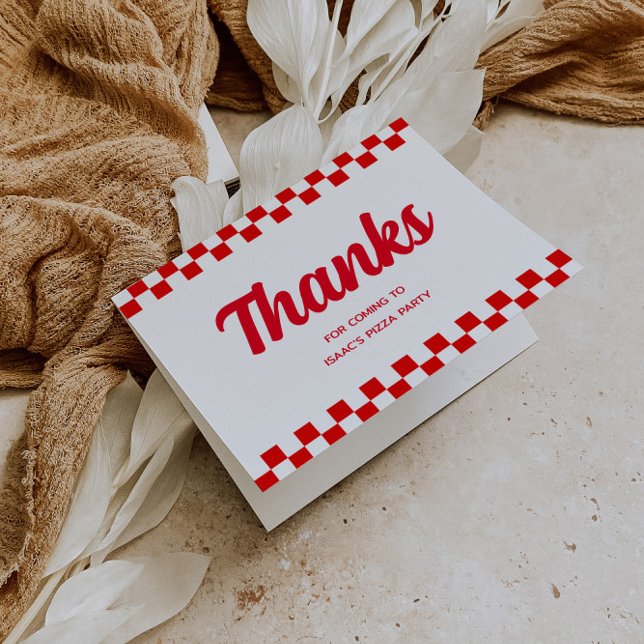 Tarjeta de agradecimiento a Fiesta Pizza (Subido por el creador)