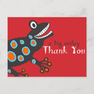 Tarjeta de agradecimiento a Frog