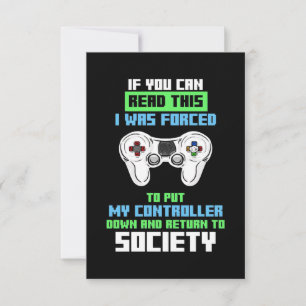 Tarjeta De Agradecimiento A Gamer Lo Obligaron A Participar