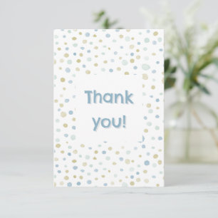 Tarjeta de agradecimiento a Henry Confetti Waterco