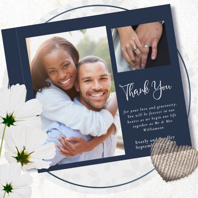 Tarjeta de agradecimiento a la Boda de fotos de gu (Subido por el creador)