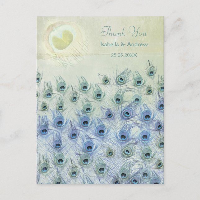 Tarjeta de agradecimiento a la Boda de la fantasía (Anverso)