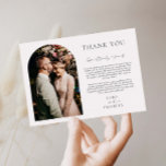 Tarjeta de agradecimiento a la Boda del marco de a<br><div class="desc">tarjeta de agradecimiento minimalista y moderna boda. El texto y los mensajes se pueden editar en la parte posterior de la tarjeta. Para una personalización más avanzada de este diseño, por ejemplo, cambiar el diseño, el tamaño de letra o el tamaño del texto, haga clic en el botón "PERSONALIZAR" de...</div>