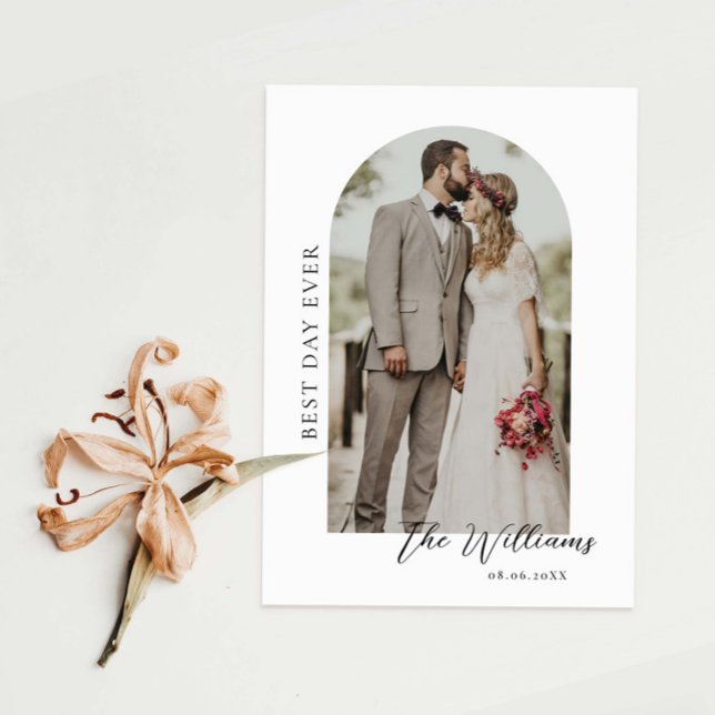 Tarjeta de agradecimiento a la Boda del marco de a (Subido por el creador)