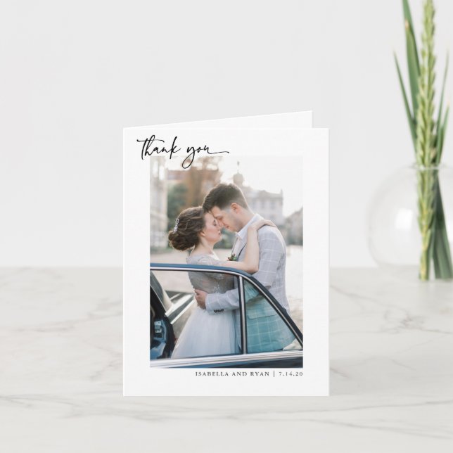 Tarjeta de agradecimiento a la caligrafía clásica  (Anverso)