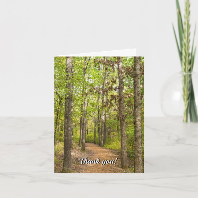 Tarjeta de agradecimiento a la caminata pacífica (Anverso)