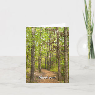 Tarjeta de agradecimiento a la caminata pacífica