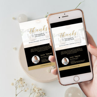 Tarjeta de agradecimiento a la Casa Abierta Inmobi