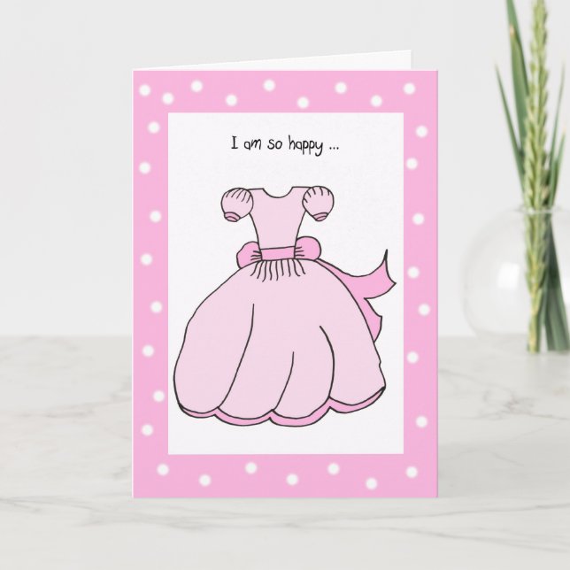 Tarjeta de agradecimiento a la chica flor (Anverso)