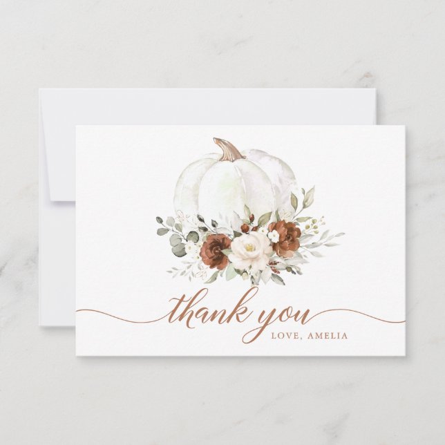 Tarjeta de agradecimiento a la crema de roya flora (Anverso)