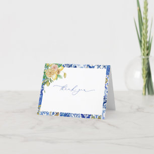 Tarjeta de agradecimiento a la ducha mediterránea