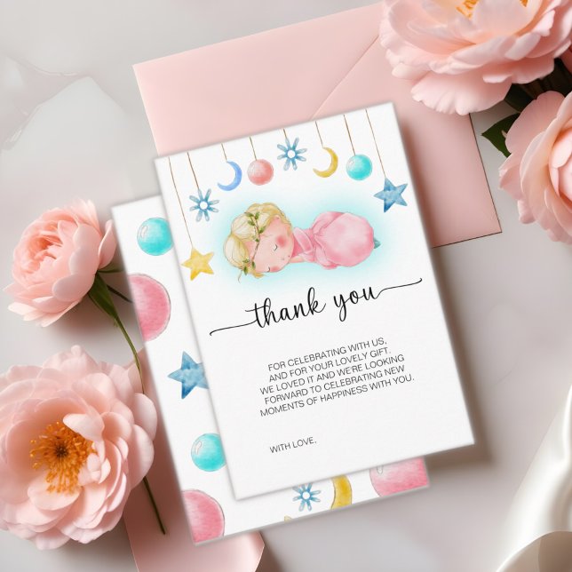 Tarjeta de agradecimiento a la dulce niña pequeña  (Subido por el creador)