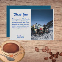 Tarjeta de agradecimiento a la escritura tradicion