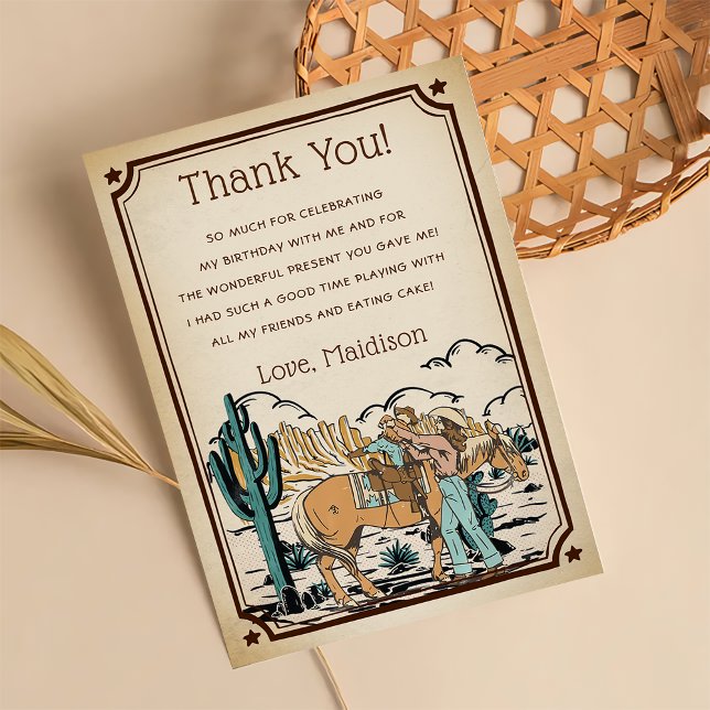 Tarjeta de agradecimiento a la fiesta de cumpleaño (Subido por el creador)