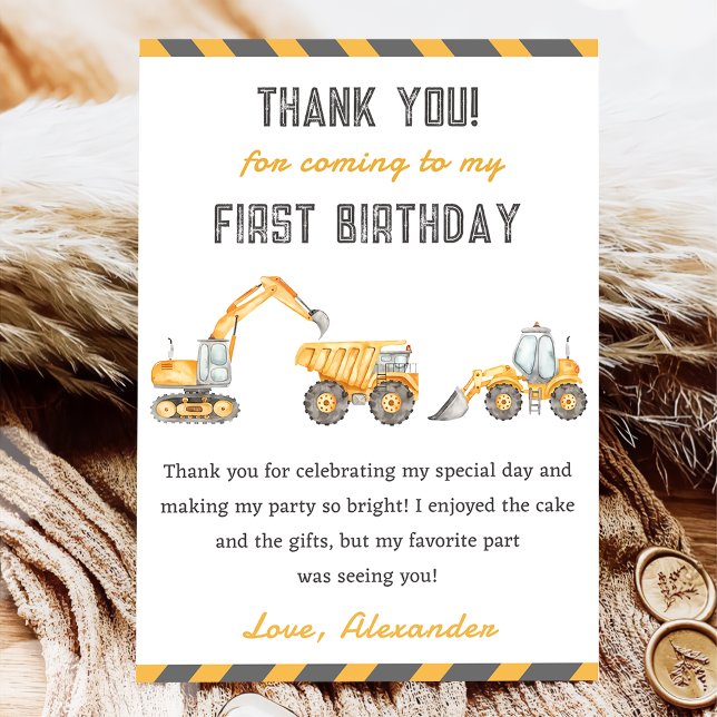 Tarjeta de agradecimiento a la fiesta de cumpleaño (Subido por el creador)