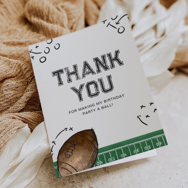 Tarjeta de agradecimiento a la fiesta de cumpleaño (Subido por el creador)