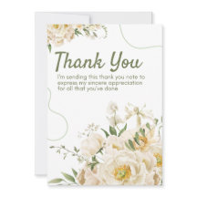 Tarjeta de agradecimiento a la Floral Orgánica Ver