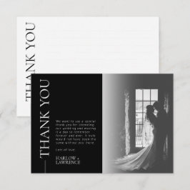 Tarjeta de agradecimiento a la foto clásica del Bo